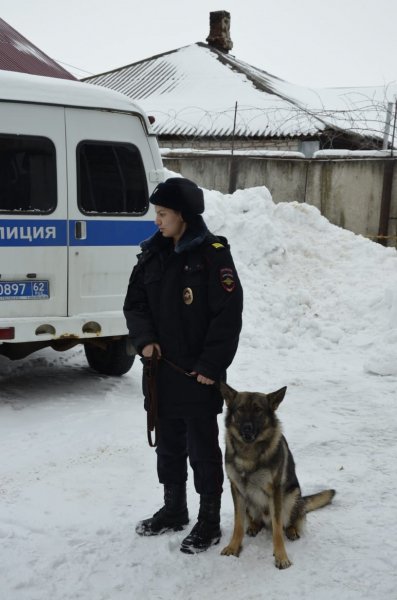 На стажировке в отделе полиции побывали студенты Спасского района Рязанской области